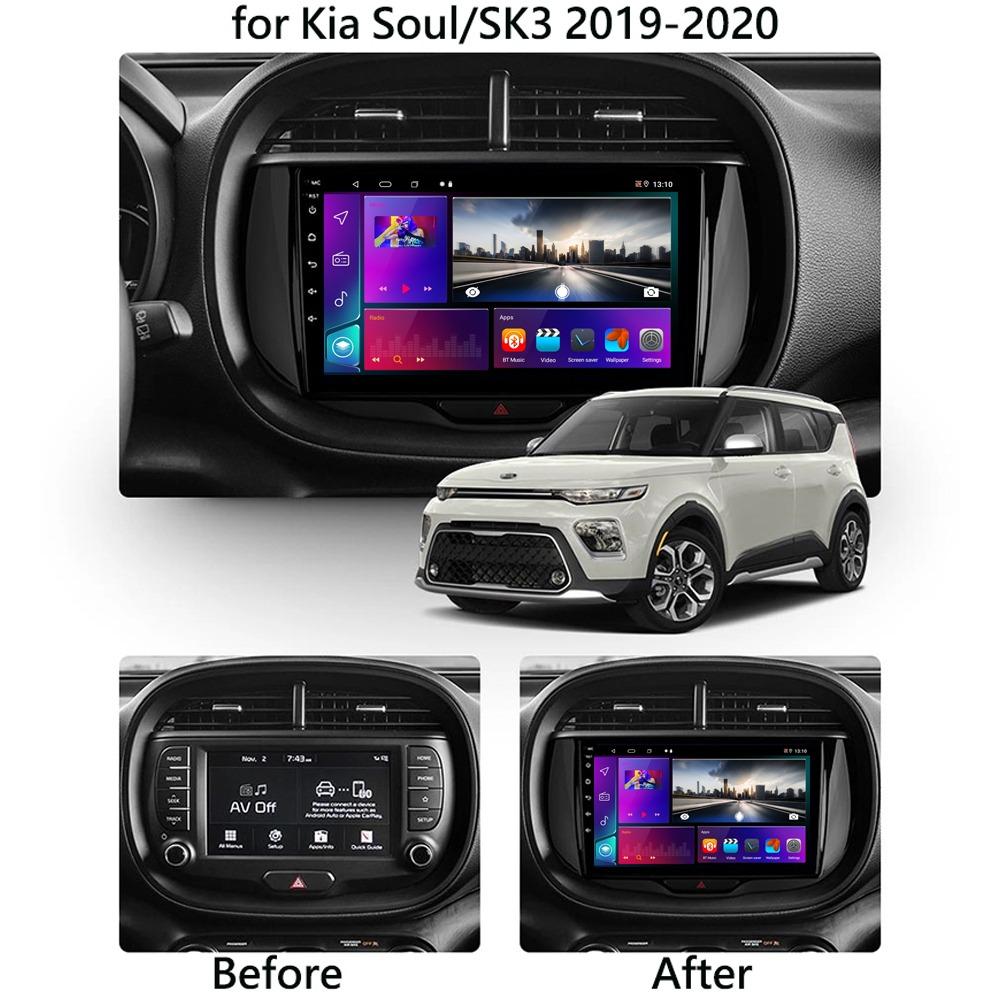 Android Car Radio For KIA Soul SK3 2019-2020 Multimedia Player Head Unit Stereo GPS Navigation BT WIFI 1+16GB