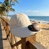 Rechargeable Solar Fan Hat Solid Color Sunshade Hat for 3.7V600mAh Seaside Vacation