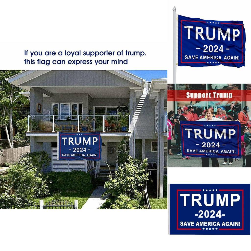 Trump 2024 Flag 3x5 Outdoor Indoor   Save America Again Flag Garden Decoration