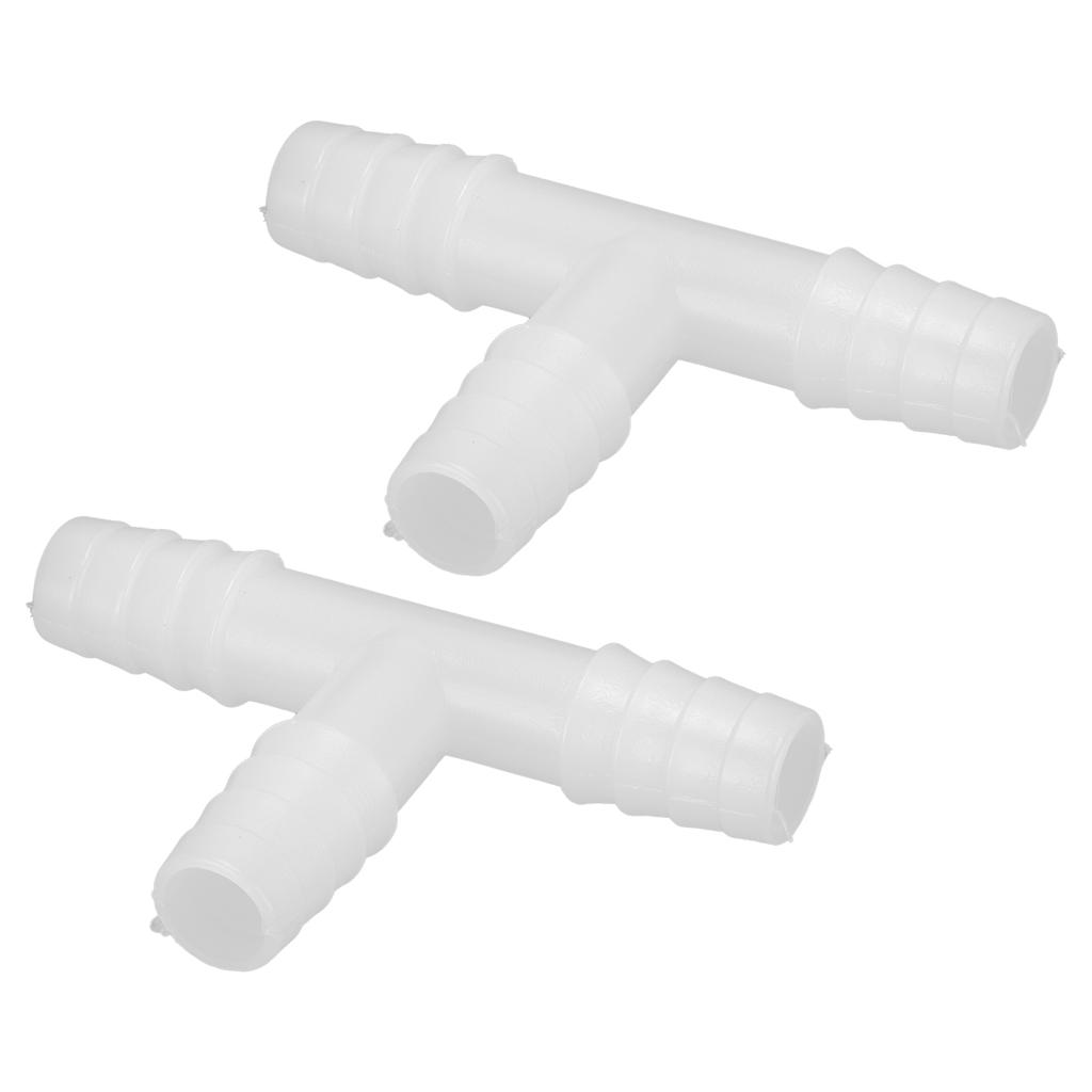 10mm Aquarium Airline Tubing Connectors Transparent Plastic Fish Tank Water Pipe Joint for Gardens