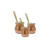 Copper Tombik Coffee Pot Set Of 3