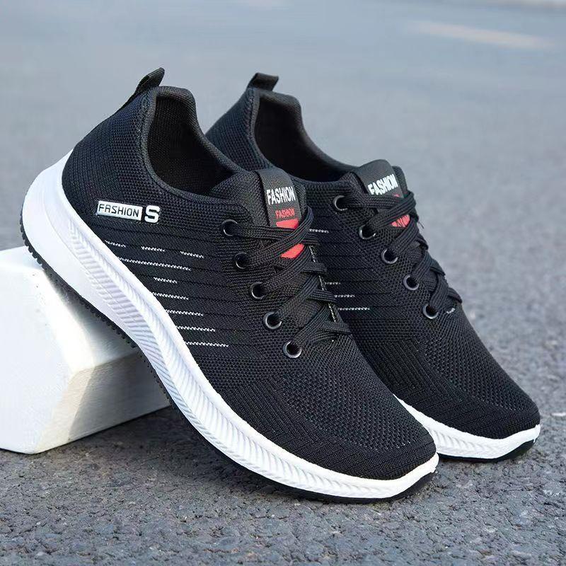 Спортивная обувь Мужская сетчатая обувь Весна и осень Спорт и отдых Дышащая обувь Легкая мягкая подошва Нескользящая повседневная обувь для бега