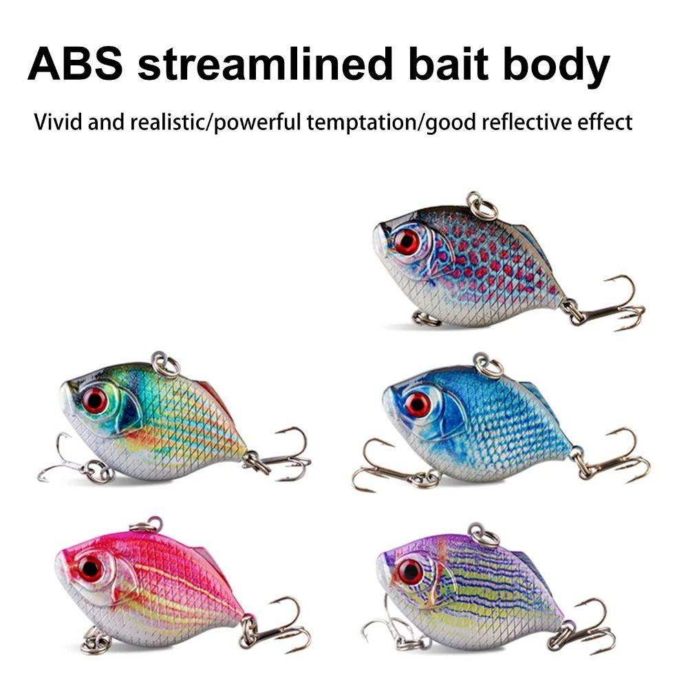 5PCS ABS Fishing Lure 5 Colors Minnow Lures New Floating Minnow Baits Winter Fishing