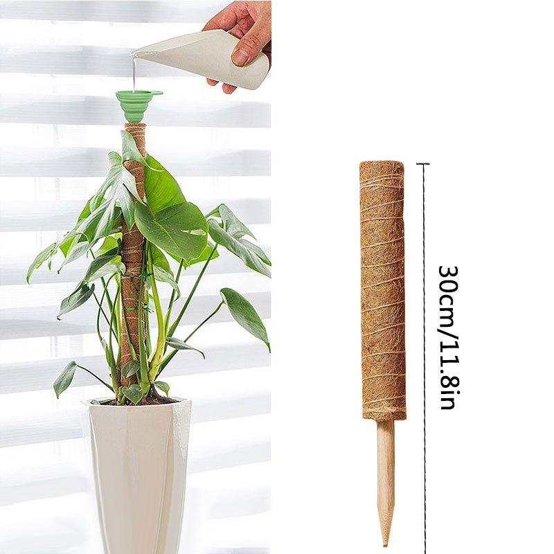 30/50 см палка для восхождения на растения кокосового мха палка кокосового мха пальмовые лозы палка поддержка растений расширение восхождение комнатные растения лианы