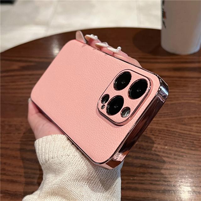 Кожаная рамка с защитой объектива, чехол для телефона для Iphone 14 13 12 11pro Max 14pro Max Plus, ультратонкий противоударный чехол-бампер