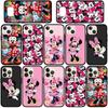 Phone Case for Samsung Galaxy S25 S24 S23 iPhone 16 15 Xiaomi Redmi 14C 13C Note 14 13 12 16E X 11 Pro Max OPPO Moto Huawei Minnie Comics Mouse Cover