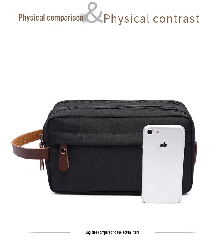 Мужская водонепроницаемая портативная ретро косметичка с большой вместимостью