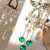 Crystal Sun Catcher Rotating Wind Spinner Garden Decoration Wind Chimes  Windows