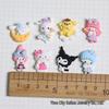 Очаровательные DIY-аксессуары из смолы Sanrio: Чехол для телефона, Заколка для волос, Головной убор и Стаканчик для ополаскивателя рта Декор
