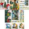 Christmas Dinosaur Letter Ornaments With Countdown Calendar For Holiday Decor And Gift Giving