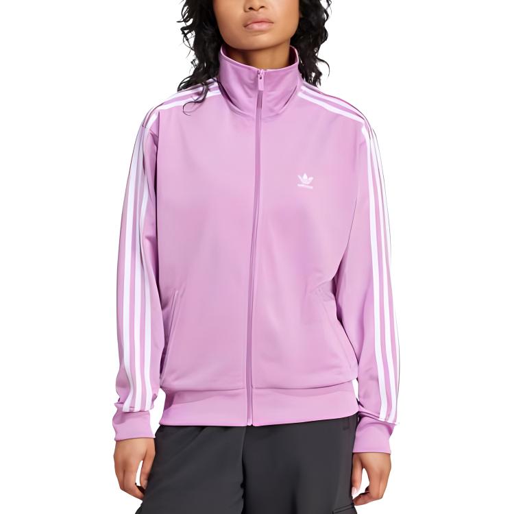 adidas Оригиналы ADICOLOR CLASSICS СВОБОДНАЯ ТРЕК-КУРТКА FIREBIRD Куртки и пальто Женская Фиолетовая IY4741
