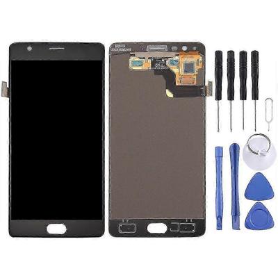 Оригинальный ЖК-экран для OnePlus 3T в сборе с дигитайзером (черный) - JA