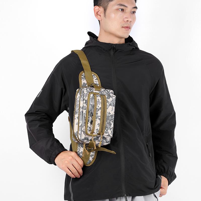 Многоцелевая мужская тактическая сумка-мессенджер, водонепроницаемая, камуфляж, для альпинизма, путешествий, поясная сумка