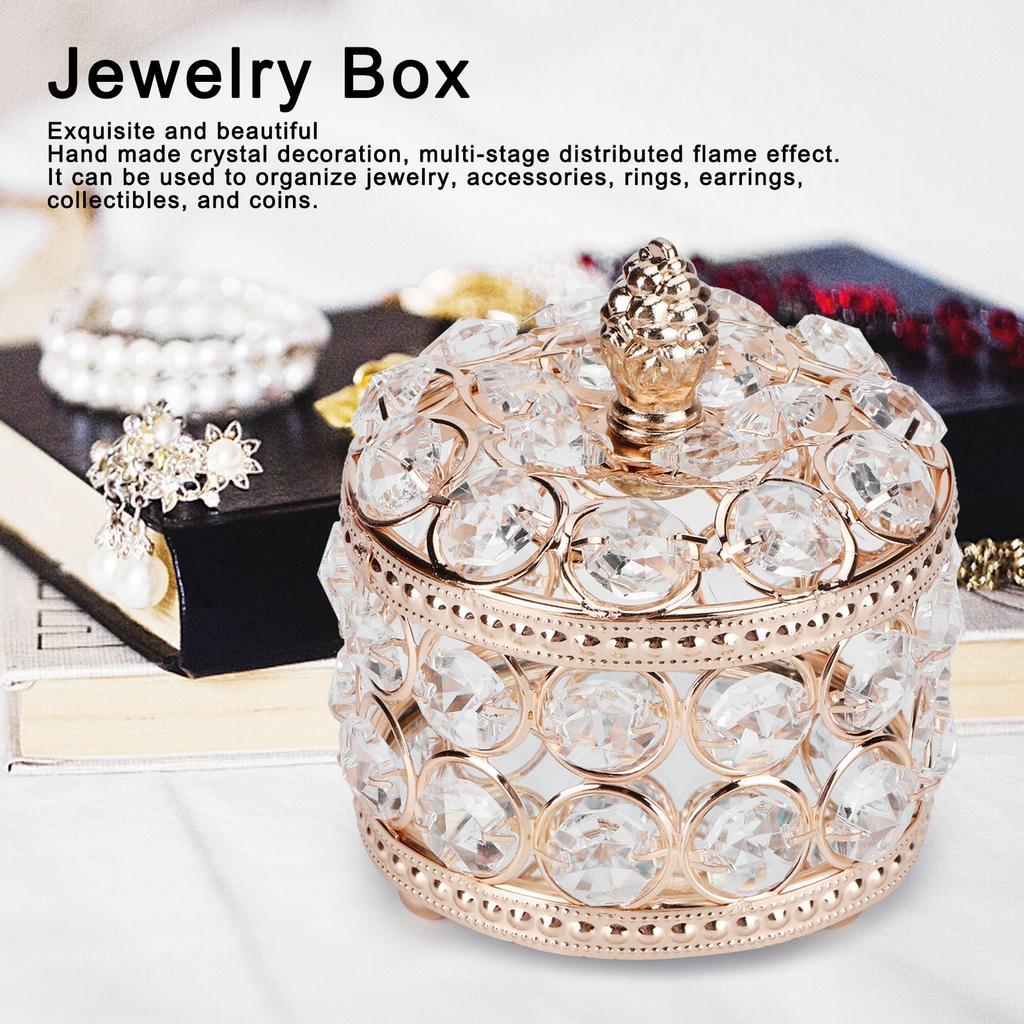 Шкатулка для драгоценностей Организатор Серьги Кольца Браслеты Коробка для хранения для свадьбы B