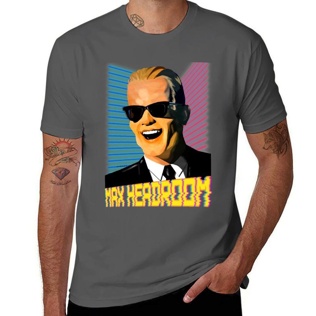 Max Headroom 2021 Tshirt Unisex T Shirts Cotton T Shirts For Unisex Cotton Funny Tshirt