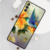 Чехол для телефона с колибри для Samsung Galaxy S24 S26 Ultra S20 S21 S22 S23 S25 Plus S10 S25 FE Funda Cover