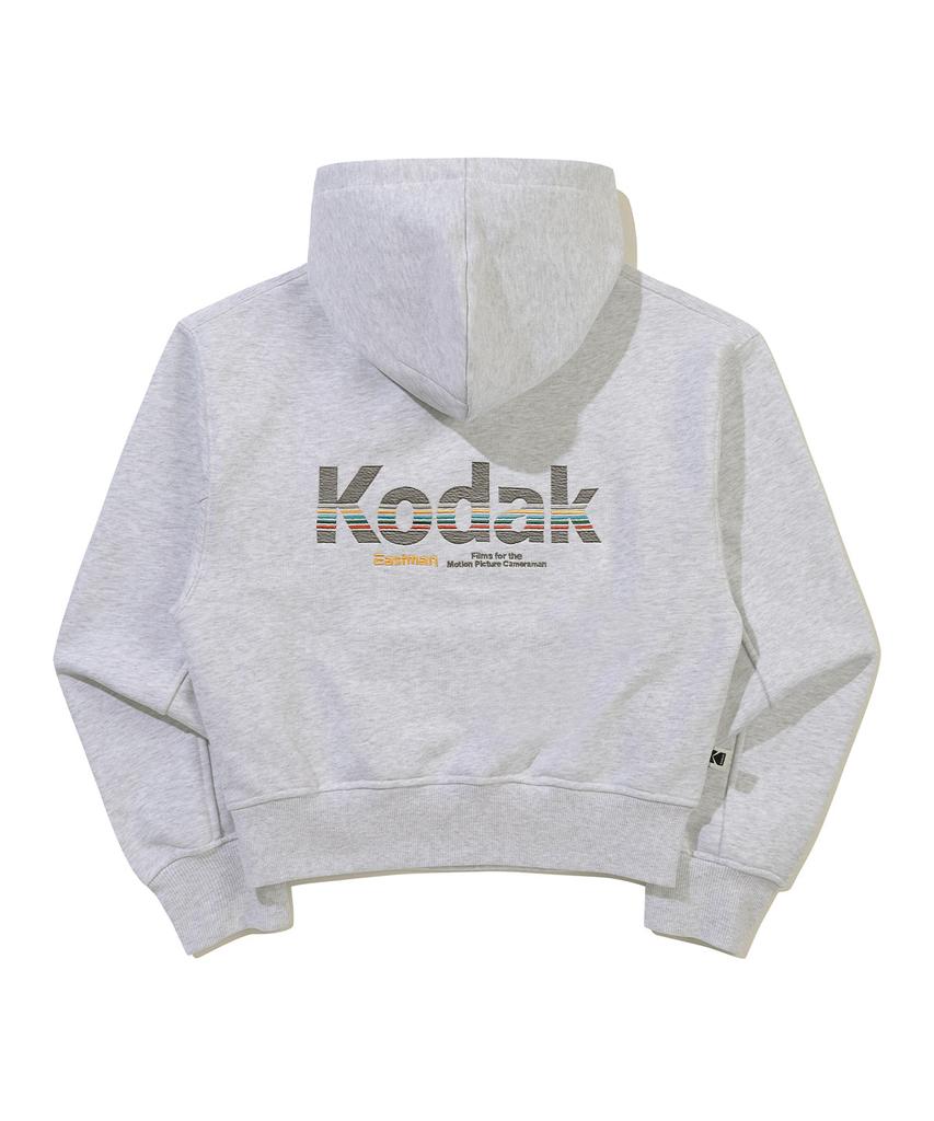 Женская толстовка KODAK с радугой Белый меланж