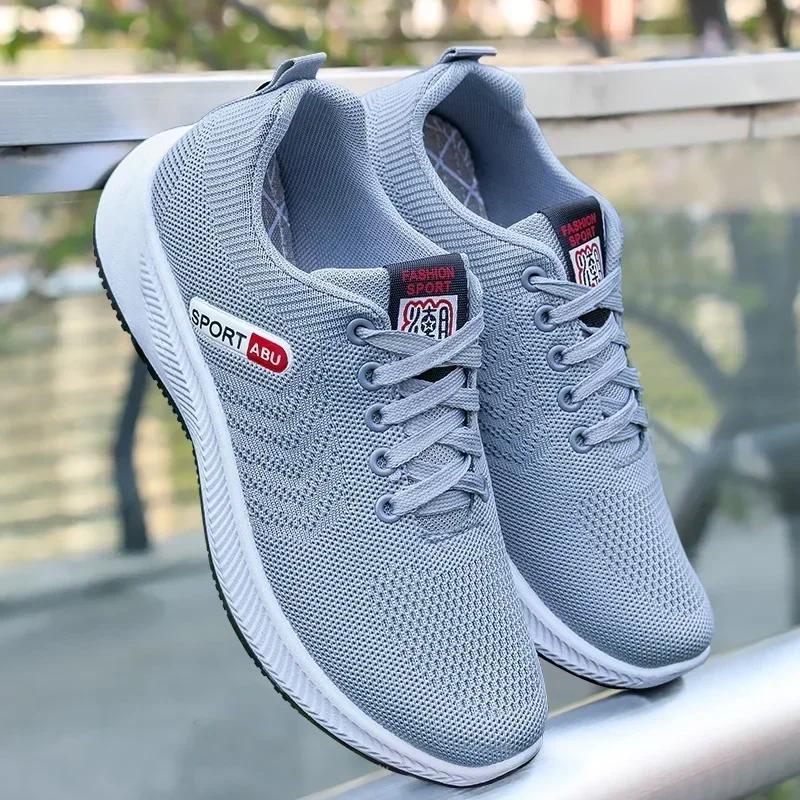 Мода 2014 года, новые мужские повседневные туфли, мужские спортивные туфли, черные серые кроссовки, размер 39-44, мужские кроссовки, легкие кроссовки