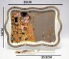 Cake stand + Cake spatula Gustav Klimt The Kiss Dessert Plate