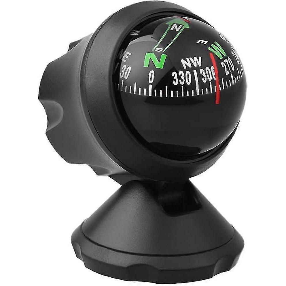 Portable Car Compass, High Precision Car Dash Compass Outdoor Guide Ball for Car Vehicle Sea Marine Boat Ship Trip