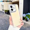 KEYSION Модный лазерный градиентный цветной чехол для телефона Redmi 13 12 5G, мягкий TPU+PC, противоударная задняя крышка для Xiaomi POCO M6