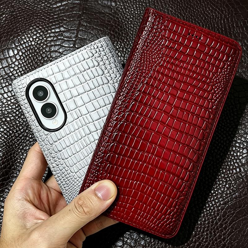 Genuine Leather Skin Flip Wallet Book Phone Case Cover on For Samsung Galaxy Z Fold 3 4 5 6 7 8 Ultra Wide 5G ZFold Fold8 Fold7