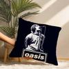 Наволочка O-Oasis Rock Band, короткая, с плюшевым принтом, квадратная, для декора дивана и дома.