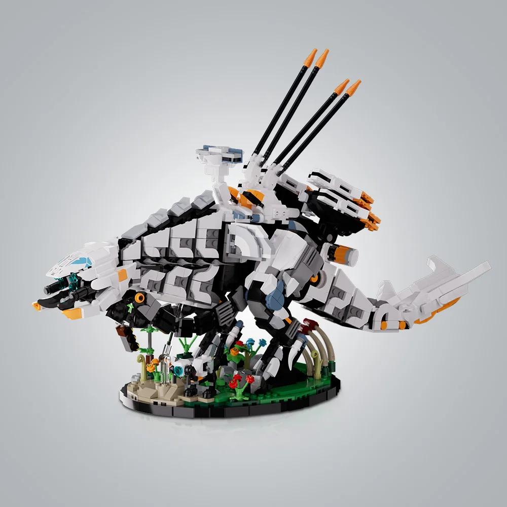 Gobricks Moc Zero Dawn Thunderjaw Строительные блоки Модель Запретный Запад Монстр Строительные блоки Игра Блоки Модель Игрушки Наборы