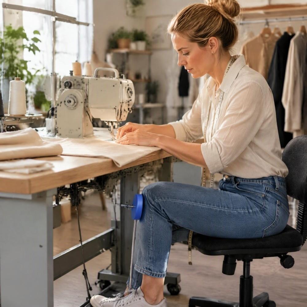 3pcs Soft Material Industrial Sewing Knee Pad Presser Foot Lift Pad For Industrial Sewing Machine