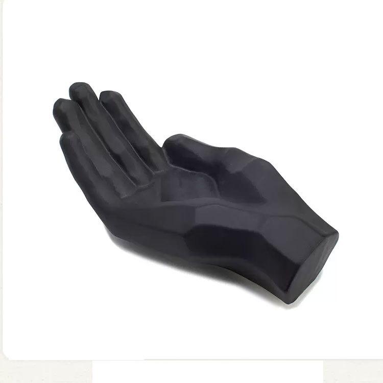 Поделки из смолы Геометрический хрустальный шар Пальма Орнамент Художественная ручная скульптура Обработчик мяча Декоративные фигурки Украшение для дома