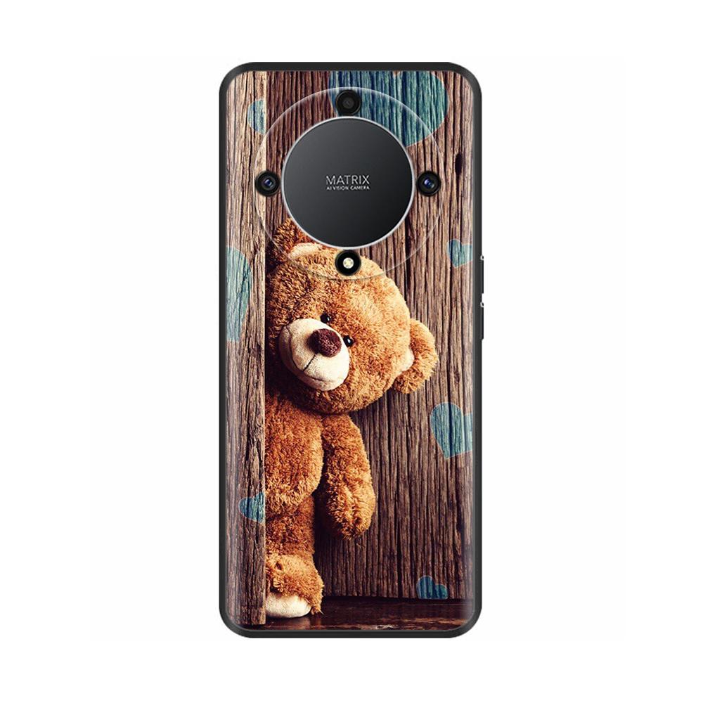 For Honor Magic6 Lite Case Honor X9b X9a Cover Soft Black TPU Bumper Protective Shell Phone Cases For Honor X9b Magic 5 6 Lite