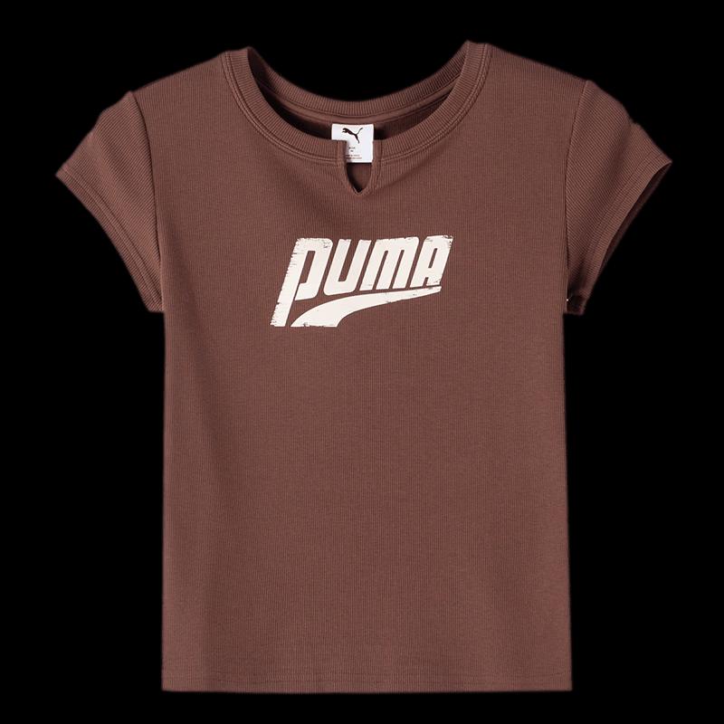 Puma Женская спортивная футболка с коротким рукавом