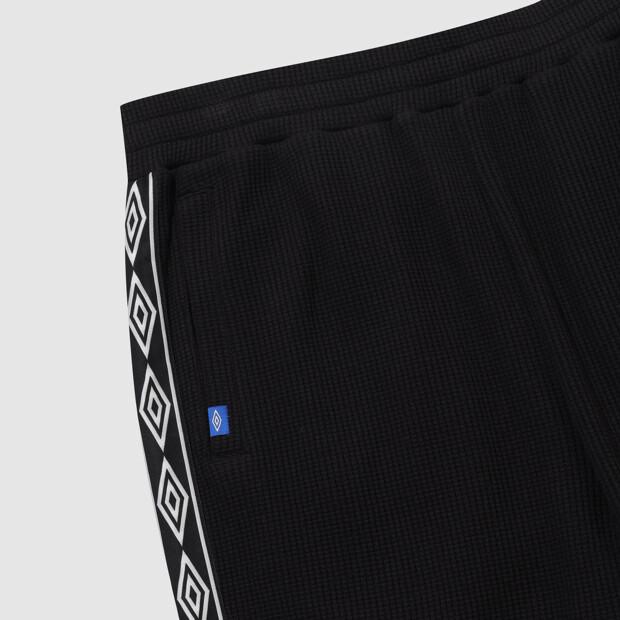 UMBRO Вафельные Широкие Джоггеры Тренировочные Штаны 2-Way Черный Ur123Cfp11