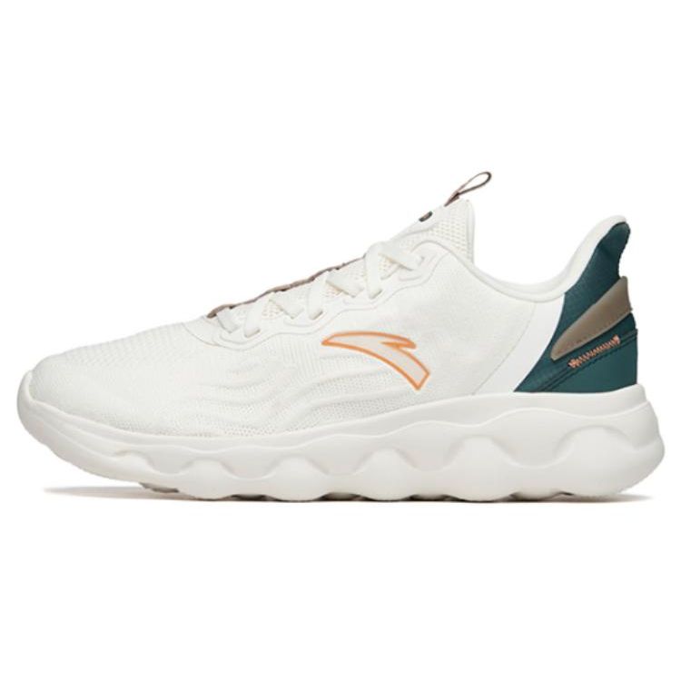 Anta Comfortable Low-Top Running Shoes Men Sneakers White Green 112145530R-3