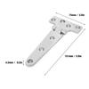2 PCS 6x3 Inch T Hinge Marine Grade Boat Hatch Hinge Heavy Duty Door Hinge  for Boats and Doors