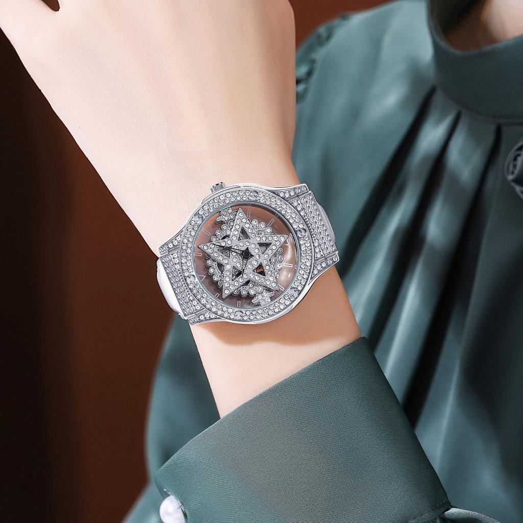 Pentagram Women'S Watch Snowflake Muse Quartz Watch Fashion Niche Premium Ladies Watch