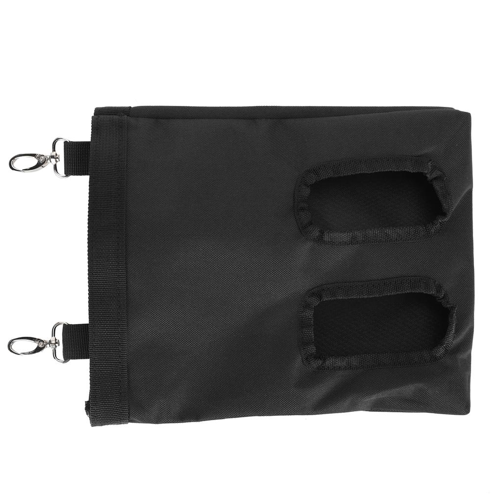 Rabbit Feeder Bag 600D Oxford Fabric Hanging Feeding Device Supply Pet Accessory Black
