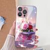 Закаленное Стекло Чехол Для Телефона Для Samsung Galaxy S26 Ultra Funda S25 S24 S23 Plus S22 S21 FE S20 FE Защитный Цветочный Чехол Coque