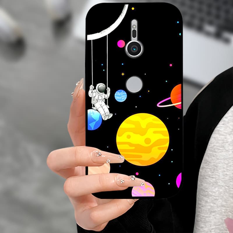 For Sony Xperia XZ2 XZ 4 2 1 Soft Silicone Black Back Shell Phone Cover For Sony XZ1 XZ2 XZ4 Funda Coque Shockproof Cases