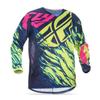 Mens Long Sleeve Cycling Jersey T-Shirt Round Neck Off-Road Mountain Bike Downhill Sportswear Breathable