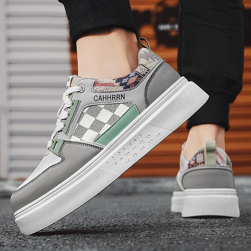 Board shoes men's spring and summer new low-top platform sports shoes breathable trend men's shoes student casual shoes men's shoes