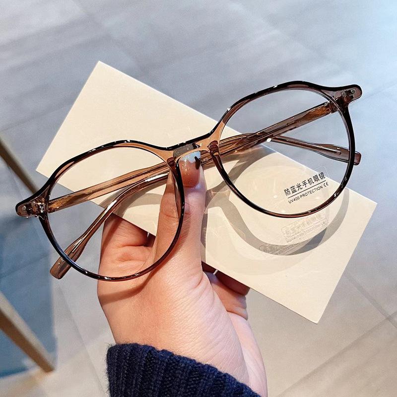 Luxury Brand Round Reading Glasses Ultralight Frame Blue Light Blocking Eyeglasses Women Men Rice Nail Prescription Glasses +2.5