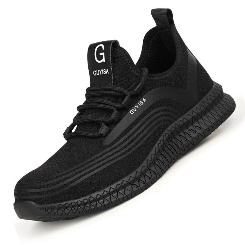 Защитная обувь с металлическим подноском Мужская Бессмертная Неразрушимая Ryder Дышащие Кроссовки Обувь Рабочая обувь со стальным подноском Рабочие ботинки