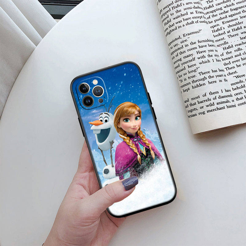 ED39 Олаф Эльза Анна чехол для телефона iPhone 6 6s 7 8 11 12 13 14 15 XS Pro Max XR X SE Samsung S20 S21 S22 S23 S24 FE Ultra Plus Lite S21S A55