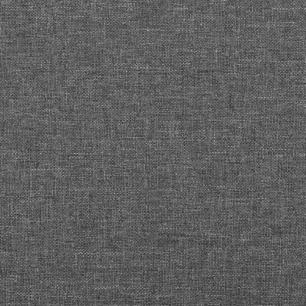 Vidaxl Zagłówki Do Łóżka, 4 Szt., Ciemnoszare, 72X5X78/88 Cm, Tkanina