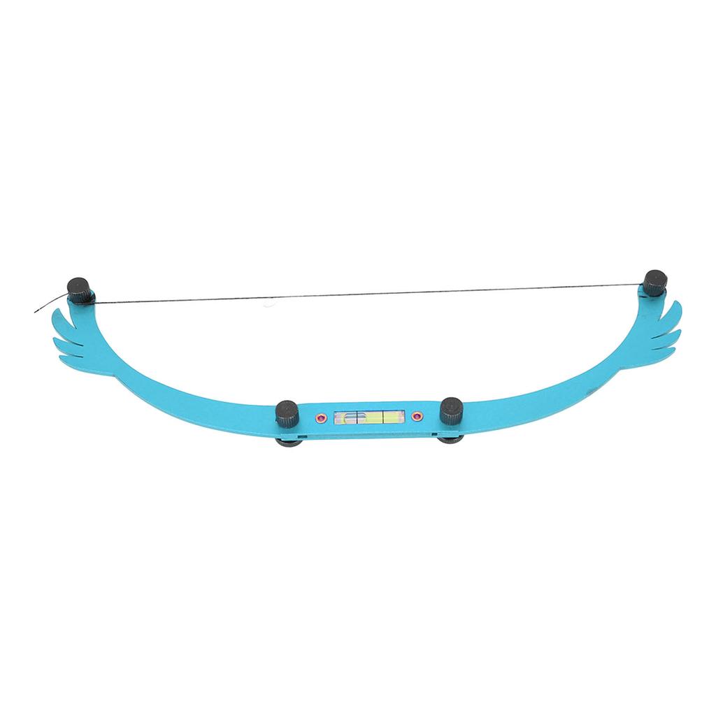 Маркер для бровей Линейка Складная Арка Микроблейдинг Разметка бровей для Салона Измерение Синий