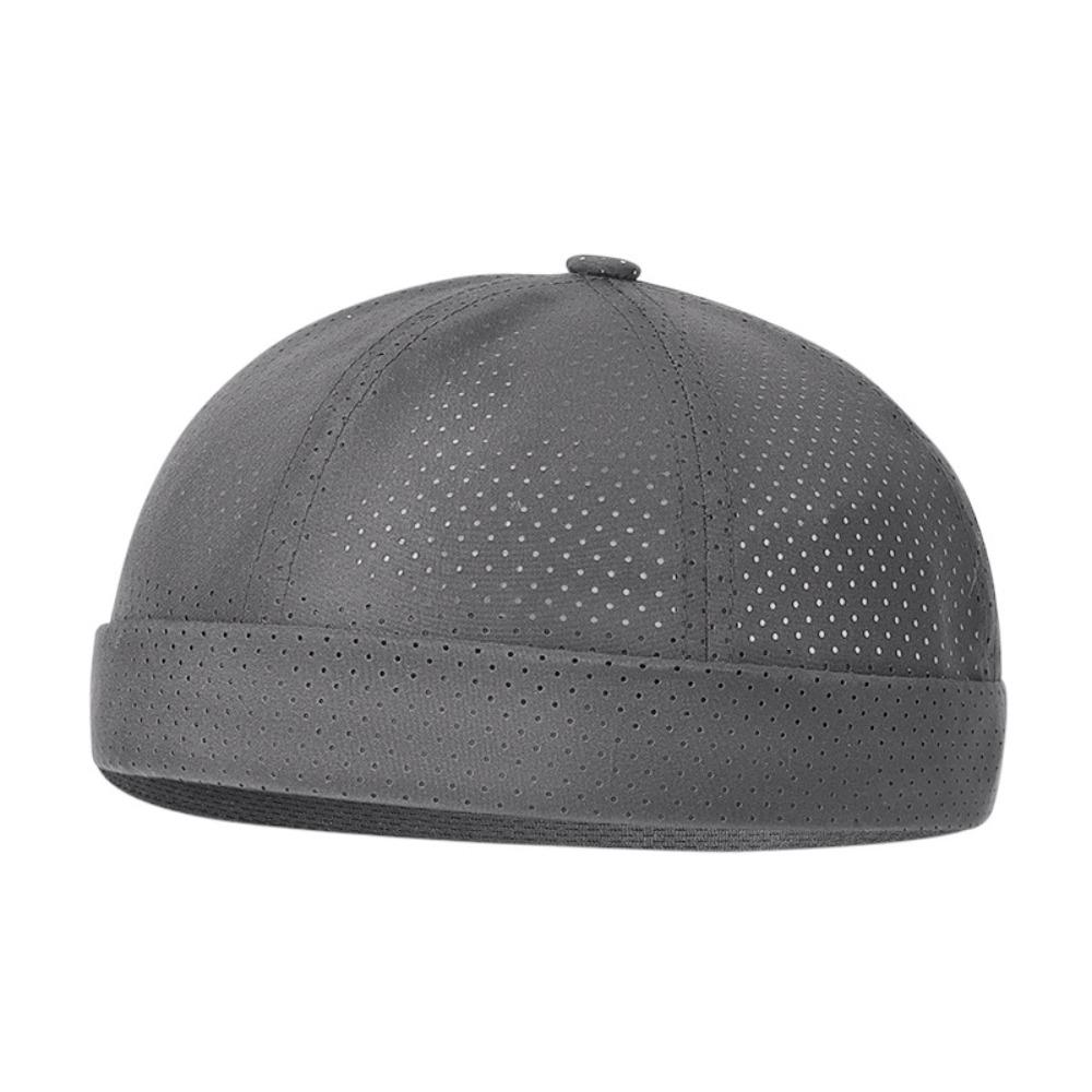 Quick Drying Mesh Hat Adjustable Landlord Hat Fashion Skullcap Unisex