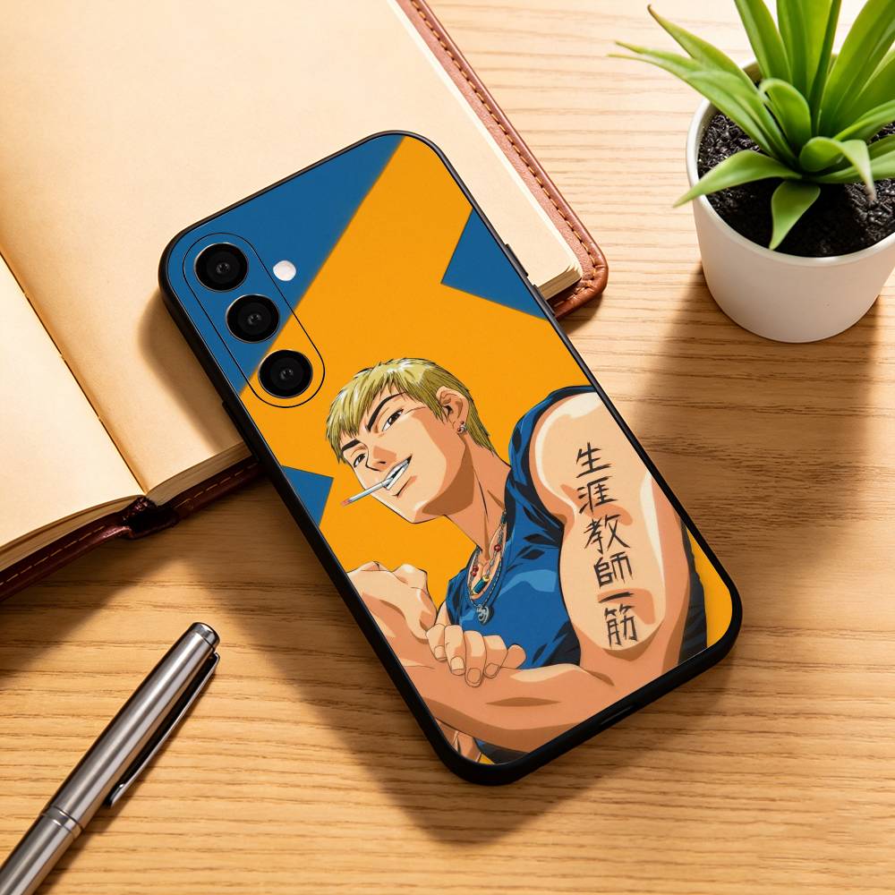 GTO Великий Учитель Онидзука Чехол для Телефона для Samsung Galaxy A73,A72,A71,A70,A53,A52,A51,Другие Мягкий Черный Чехол
