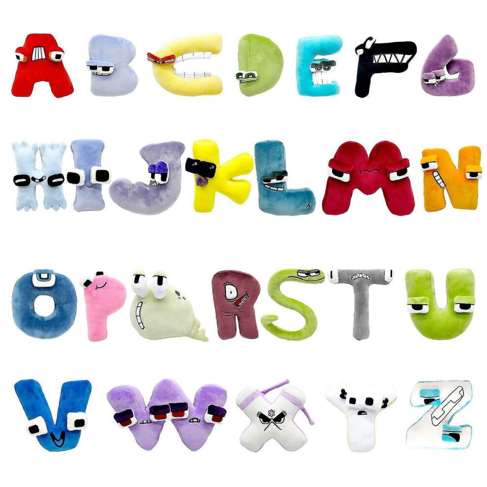 (J) Alphabet Lore Plush Stuffed Soft Toy TW