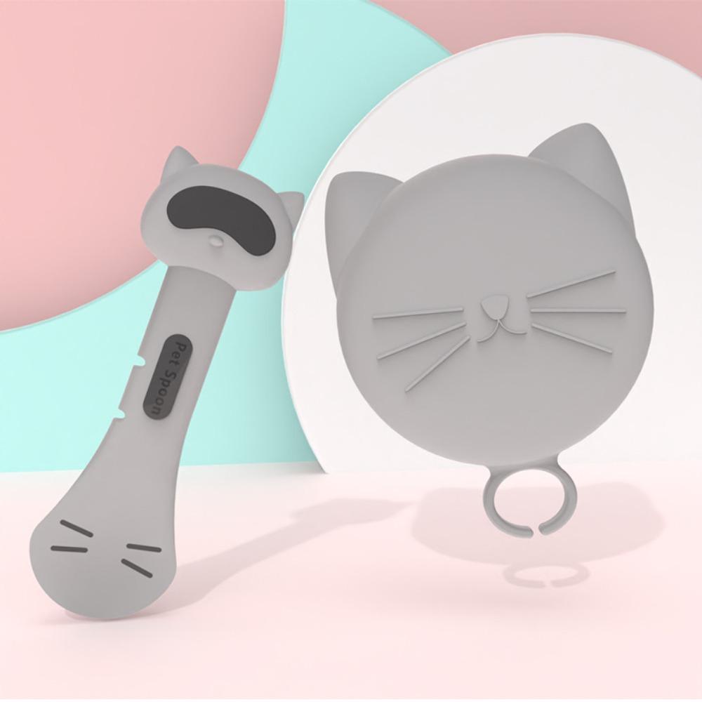 Крышка консервной банки в форме кошки, силиконовая открывалка для консервных банок для домашних животных, консервная банка для милых собак, крышка для влажной еды для кошек и собак